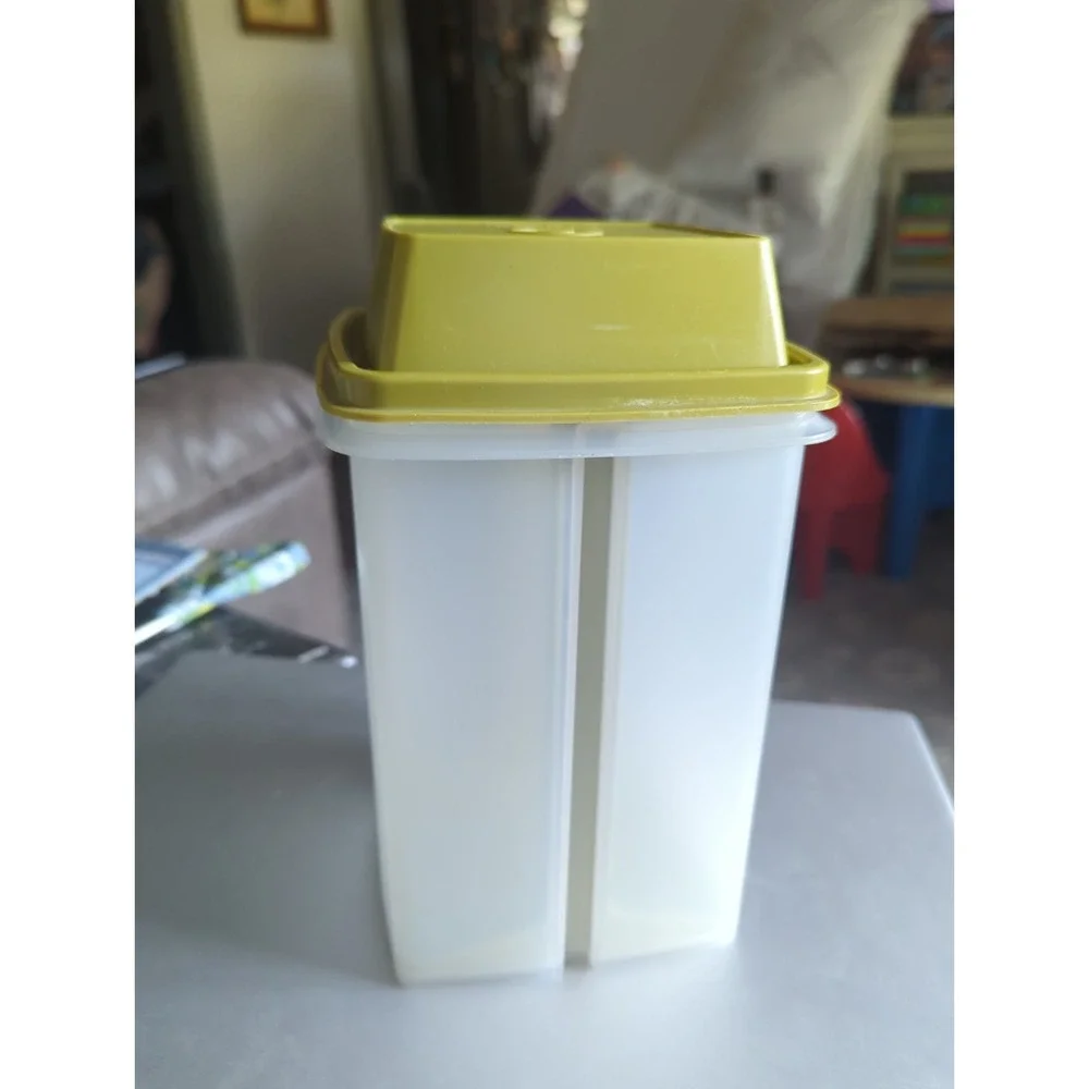 Vintage Large Tupperware Pick-A-Deli Container Sheer & Avocado Green